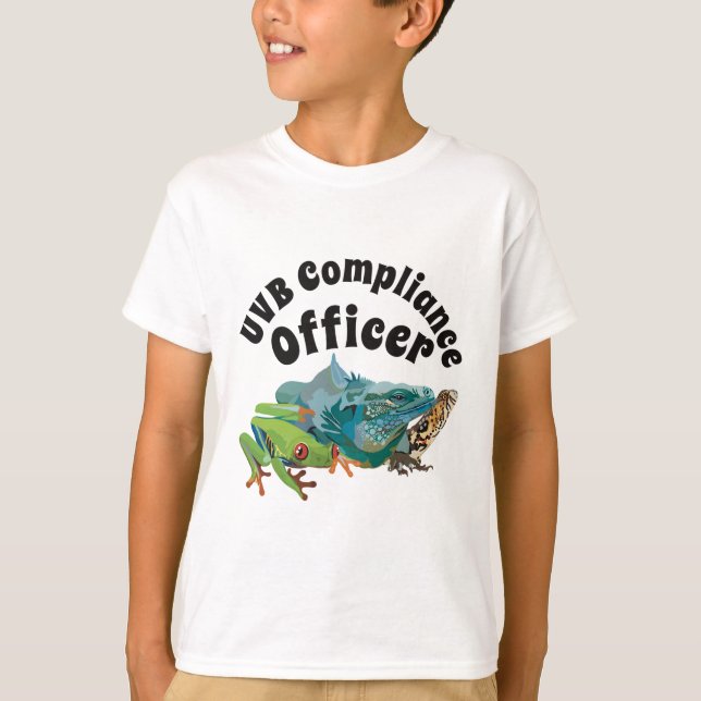 R är för reptil t shirt (Framsida)
