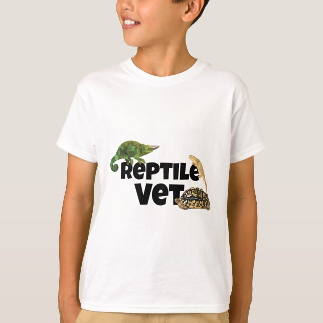 R är för Reptile Vet T Shirt (Framsida)