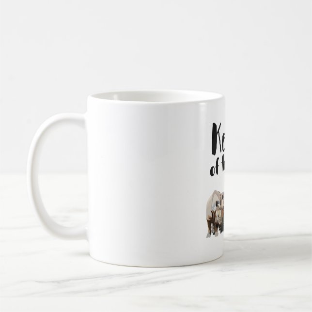 R är för Rhino Kaffemugg (Vänster)