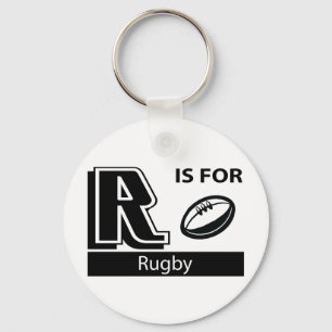R är för Rugby Nyckelring