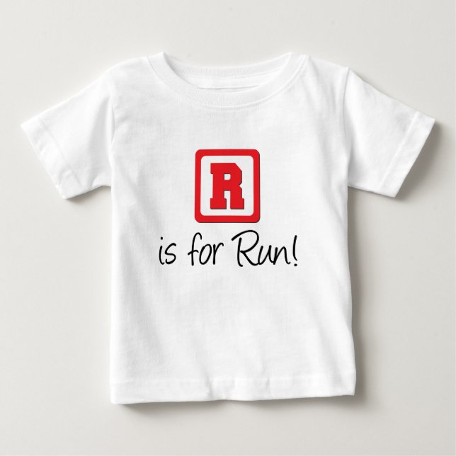 R är för Springa T-shirt (Framsida)