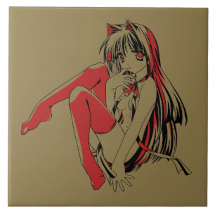 R&B Manga, Neko Catgirl Furry Loli Anime Kakelplatta