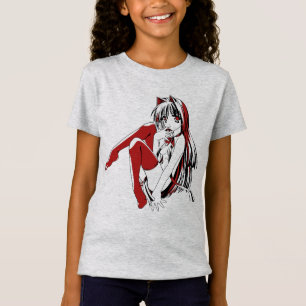 R&B Manga, Neko Catgirl Furry Loli Anime T Shirt