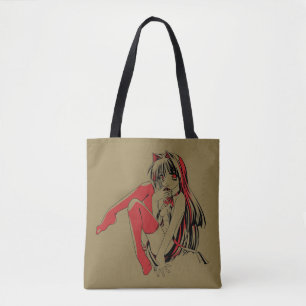 R & B Manga, Neko Catgirl Hårig Loli Anime Tygkasse