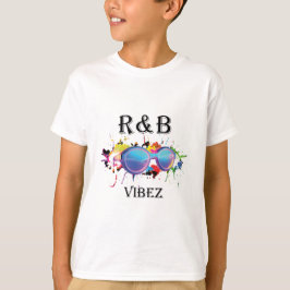 R&B Vibez Grafisk T-Shirt | Färgrik Musik Estetik