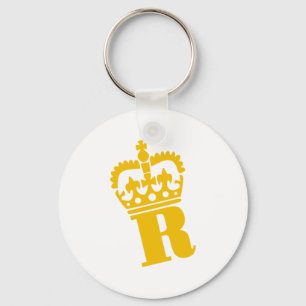 R - Brev - namn Nyckelring