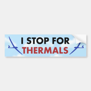 R/C som Soaring - jag stoppar för Thermals Bildekal