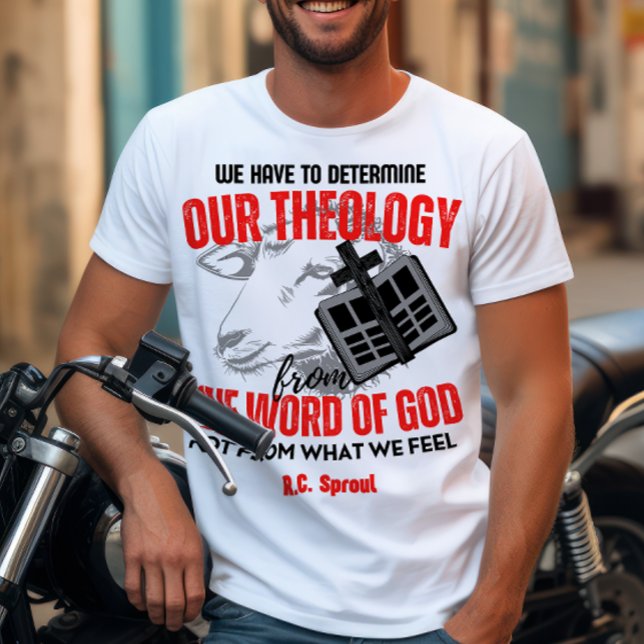R. C. Sproul Quote Calvinista Reformado Cristiano T Shirt (Skapare uppladdad)