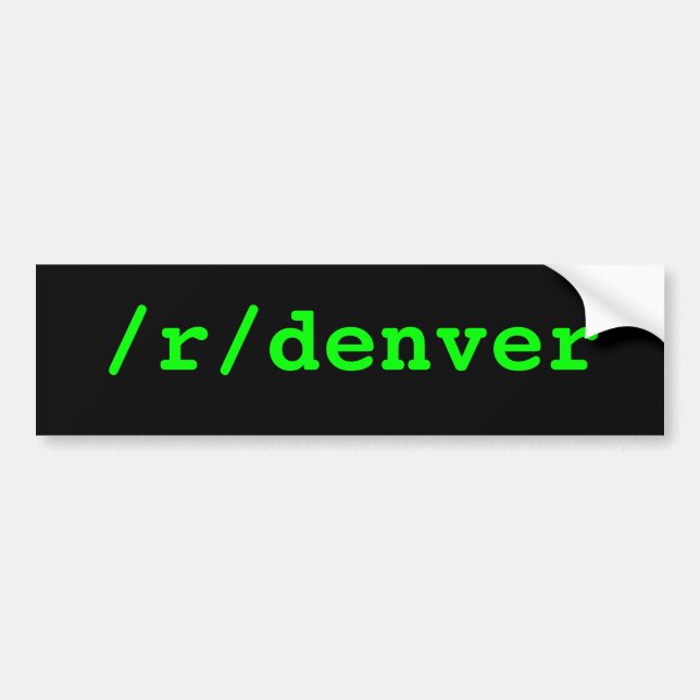 /r/denver bildekal (Framsidan)