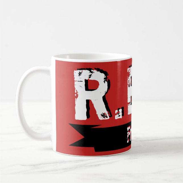 R.E.D. fredag Kom ihåg alla som är utplacerade Kaffemugg (Vänster)