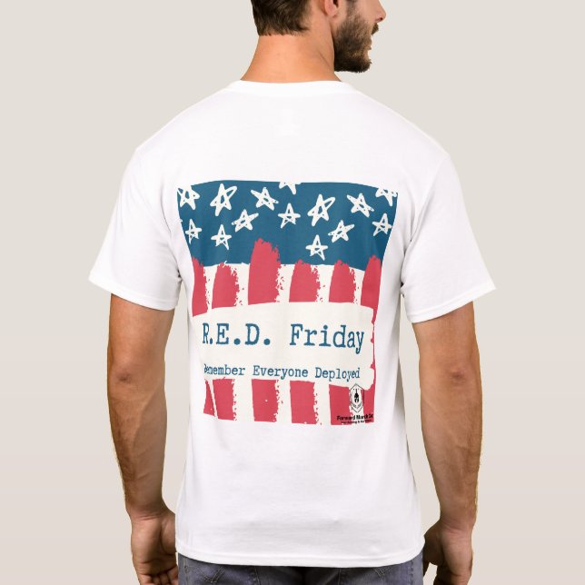 R.E.D. Fredag T Shirt (Baksida)