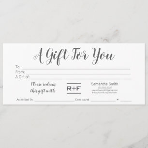 R+F-presentkort Inbjudningar