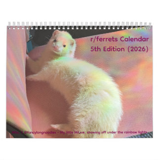 r/ferrets Kalender 5:e upplagan (2026)