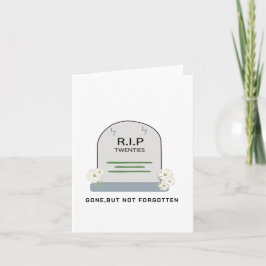 R.I.P. 20-talet, borta, roligt, daglig måltid Helgkort