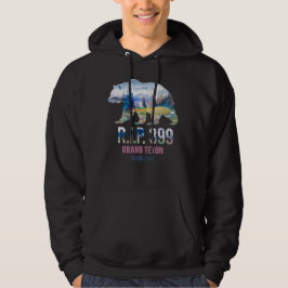 R.I.P. 399 Drottning av Tetons Bear Hoodie