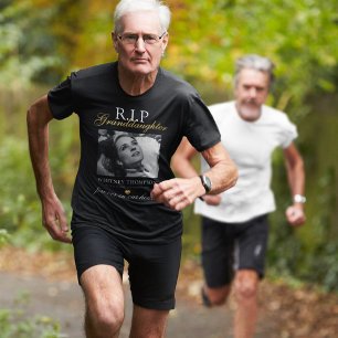 R.I.P Barnbarnsminnes T-Shirt med Foto
