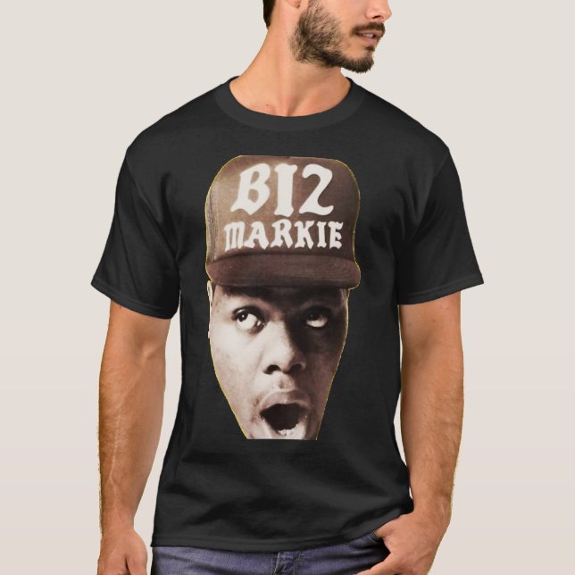 R.I.P Biz Markie, Biz Markie Fläkt Art, rip biz-mä T Shirt (Framsida)