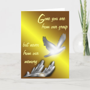 R.I.P/Condolence/In Memory of Card Kort