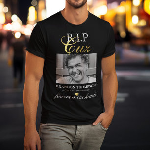 R.I.P Cousin Cuz Photo Memorial T Shirt