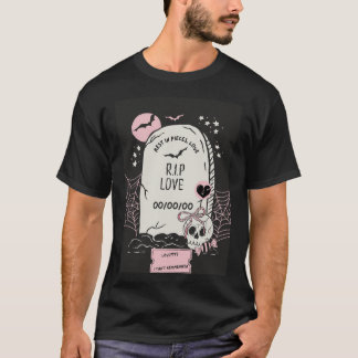R.I.P. Kärlek, Roligt Anti-Valentine’s Day-kort T Shirt