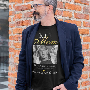R.I.P Mamma Foto Minnes T-Shirt