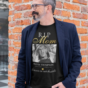 R.I.P Mamma Photo Memorial T-Shirt