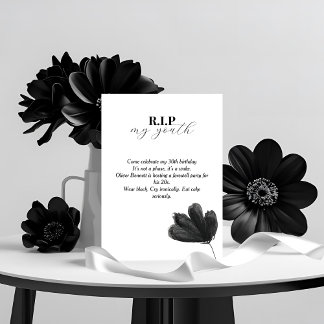 R.I.P. Min inbjudan till Ungdom 30års födelsedag