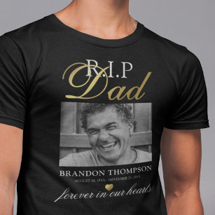 R.I.P Pappa Photo Memorial T-Shirt