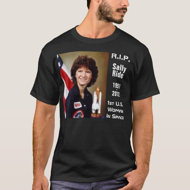 R.I.P. Sally Ride Shirt Tee (Framsida)