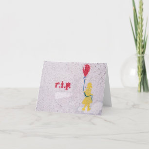 r.i.p. stencilera: flicka med den röda ballongen kort