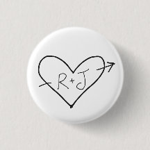 R+J Romeo och Juliet pin