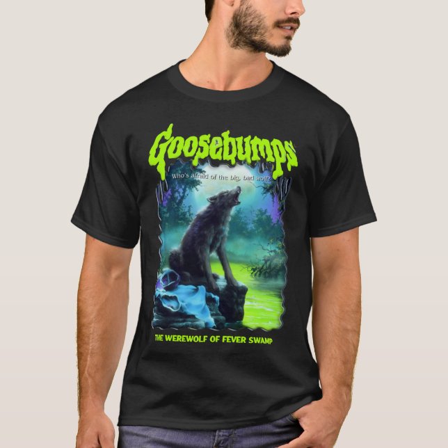 R.L. Stine Goosebumps Nightmare Halloween WereWolf T Shirt (Framsida)