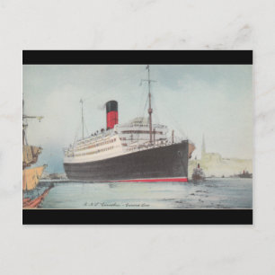 R.M.S. Carinthia Vintage Postcard Vykort