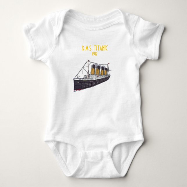R.M.S. TITANIC - begynna ranka T-shirt (Framsida)