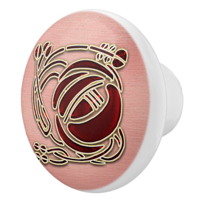 R Macintosh Ro på Rosa. Dörrknapp Knopp (Höger)