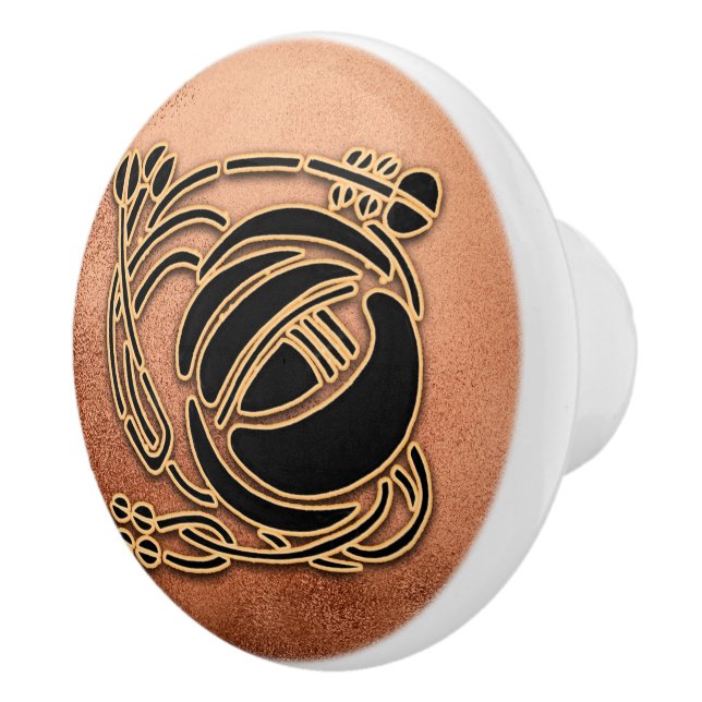 R Mackintosh Stil dörr/låda Knopp (Höger)