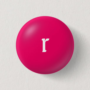 R Monogram-knapp Knapp