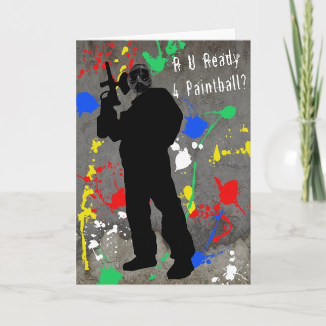 R Paintball för U-redo 4? Kort (Framsida)