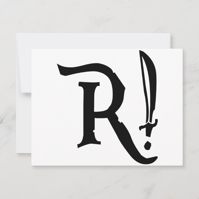 R! Pirat T-tröjor (Framsida)