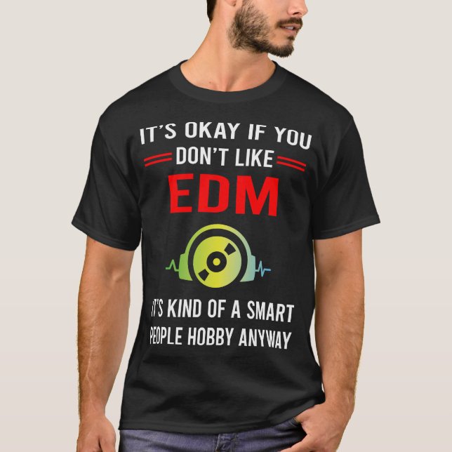 R Smart People EDM T Shirt (Framsida)