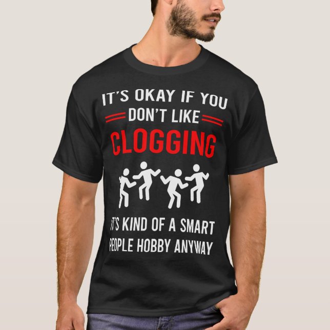 R Smart People-loggningskloggning T Shirt (Framsida)