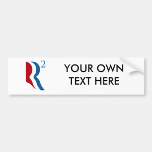 R SQUARED - ROMNEY RYAN 2012.png Bildekal