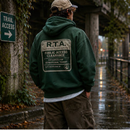 R.T.A. Publik Tillträdesklarerings-Hoodie Hoodie