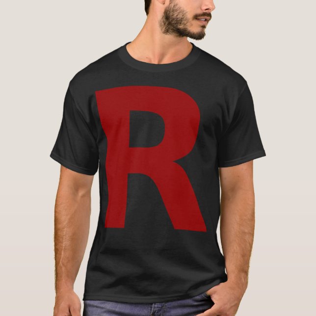 R Team Rocket T Shirt (Framsida)