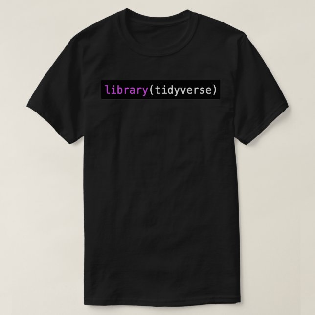 r tidyverse 1 t shirt (Design framsida)