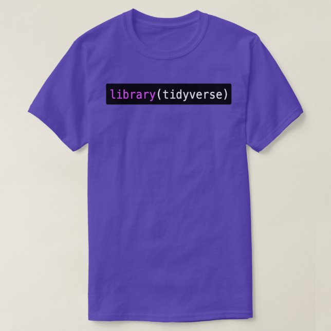 r tidyverse 4 t shirt (Design framsida)