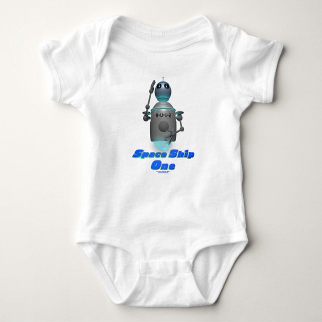 R-U-1-2 Baby Bodykostym T Shirt (Framsida)