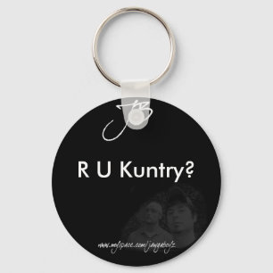 R U Kuntry? keychain Nyckelring