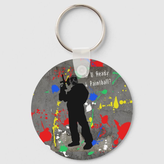 R U Redo 4 Paintball? Nyckelring (Framsida)