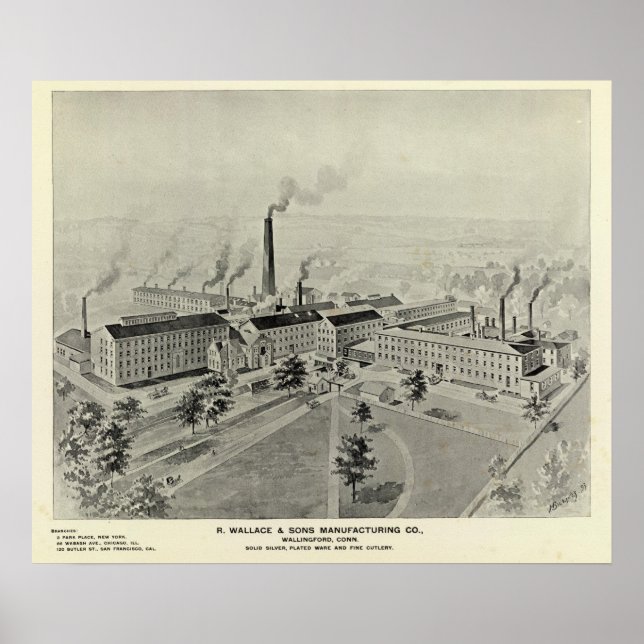 R Wallace & Sons Mfg Co Poster (Framsidan)